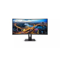 B Line 346B1C 34 Inch Curved Ultra Wide Quad HD 3440 x 1440 Pixels 100Hz Refresh Rate HDMI DisplayPort USB C LED Monitor