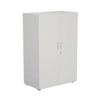 FF Wooden Storage Cupboard 1200mm White - KF820925