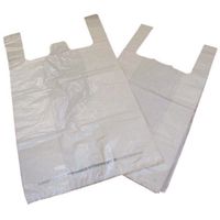 Carrier Bag Biodegradable White (Pack of 1000) - MA21135
