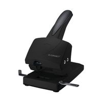 Extra Heavy Duty Hole Punch 63 Sheet Black 865P (with Plastic Strip)