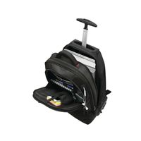 2 in 1 Wheeled Laptop Backpack Black 3207
