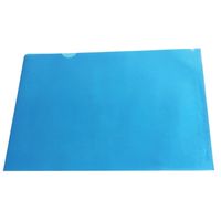 Blue Cut Flush Folders (Pack of 100) - WX01486