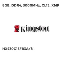 8GB, DDR4, 3000MHz, CL15, Xmp