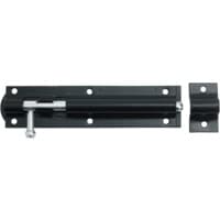 75mm Enclosed Pattern Tower Bolt Black