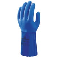 Showa KV660 Blue PVC Gauntlet Size 10/XL