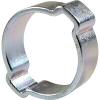 1518 (15.0-18.0mm) m/s Zinc Plate O-Clip (2 Ear)