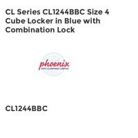 CL Series CL1244BBC Size 4 Cube Locker in Blue with Combination Lock