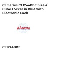 CL Series CL1244BBE Size 4 Cube Locker in Blue with Electronic Lock