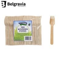 Wooden Forks (Pack of 100)
