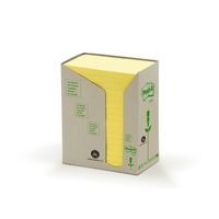 Note Recycled Tower Pack 76x127mm Pastel Yellow Ref 655-1T [Pack 16]