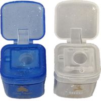 Pencil Sharpener, Plastic with Bin, Pack of 24