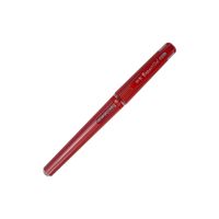 Gel Pen Soft Grip Capped Super Smooth 0.7mm, Pack of 12 Red