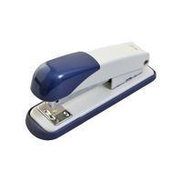 Stapler - Metal - Office - Half Strip, Black, Blue, Grey - Pack of 12