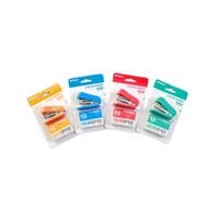 Stapler - Mini Half Strip - with Size 10 Staples - Blue