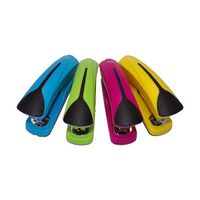 Stapler - Half Strip, Bright 'Fluorescent' Colours Single Stapler - Blue