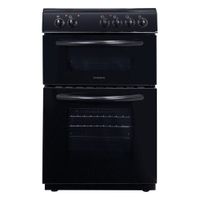 EDC50B Atlas 50cm Double Oven Electric Ceramic Cooker Black
