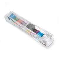 Rapesco 40 Dispenser and 25 Multicoloured Clips 40 Sheet Capacity