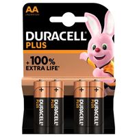 Duracell Plus AA Battery PK4