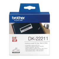 Brother White Film Roll 29mm x 15.2m - DK22211