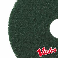 15" Green Scrubbing Floor Pads, Box of 5