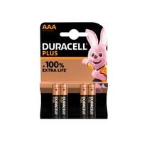 AAA Cell Plus Power +100% Batteries, Pack of 4
