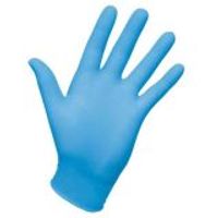 Vinyl PowdeRed Gloves Large Blue 100 Gloves