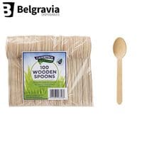 Wooden Spoons (Pack of 100)