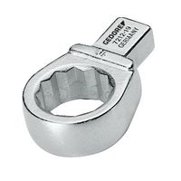 Rectangular ring end fitting SE 9x12 22 mm