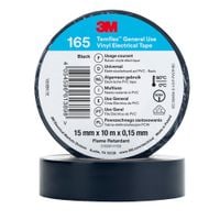 TemFlex 165 15MM X 10M Vinylelectrical Tape Black - EU
