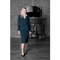 Camille Skirt Black Size-8 Short