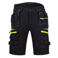 DX4 Detachable Holster Pocket Shorts, Black, 28, Regular
