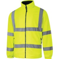 Hi-Vis Fleece Jacket (EN20471) Yellow (3XL)