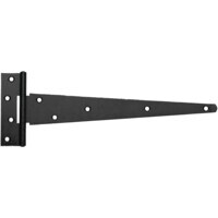 12" Heavy Tee Hinge Black (PR)