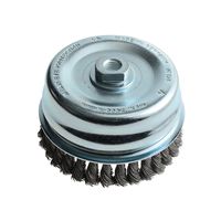 Knot Cup Brush 125mm M14x2.0, 0.50 Steel Wire* LES487217