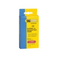 91 Narrow Crown Divergent Point Staples 22mm - Electric Tackers (Pack 1000) TAC0288