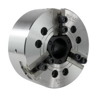 B200 Series (with Adaptor) - Standard 3 Jaw Power Chuck with Adaptor Plate - B208A6