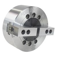 Nlt Series (with Adaptor) - Closed Centre 2 Jaw Power Chucks with Adaptor Plate - NLT12A8