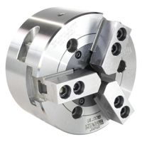 BL 200 Series (with Adaptor) - 3 Jaw Long Stroke Power Chuck with Adaptor Plate - BL212A6