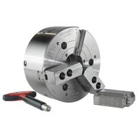 Qjr Series (with Adaptor) - 3 Jaw Quick Change Chuck with Adaptor Plate - QJR10A6-M