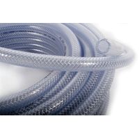 Pvk - 19mm x 24mm Reinforced PVC Hose Clear 30m