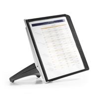 Sherpa Soho Table 5 Desk Display Panel Stand, 5 Panels, A4 Black