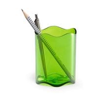 Trend Pen Pot Pencil Holder Desk Tidy Organizer Cup, Clear Green