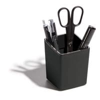 Varicolor Pen Pot Pencil Holder Desk Tidy Organizer Cup, Grey