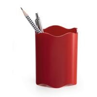 Trend Pen Pot Pencil Holder Desk Tidy Organizer Cup, Red