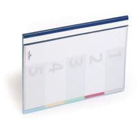 DivisoFlex 5 Part Organiser File Folder with Index Tabs, A4, Blue