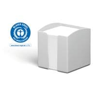 Eco 800 Sheet Note Box Memo Pad Cube, Blue Angel Certified, Grey