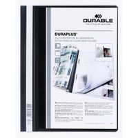 Duraplus Project Folder Document Report File, 25 Pack, A4+ Black