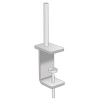 Universal Fabric Screen Brackets for Desktops 15mm-36mm (Pair)