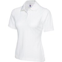 UC106 Ladies Polo Shirt White (S-18) (2XL)