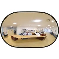 Indoor Mirror Acrylic Glass, Oval, HxWxD 320 X 520 X 85mm